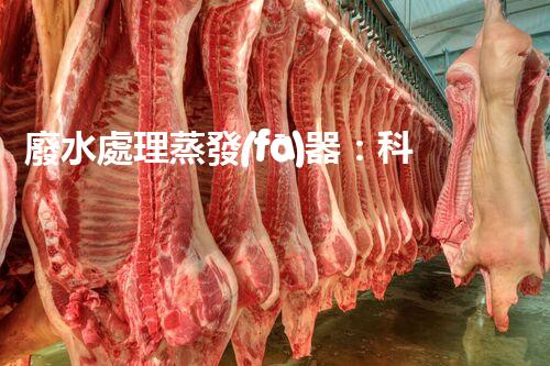 廢水處理蒸發(fā)器：科技創(chuàng)新引領(lǐng)環(huán)保未來！